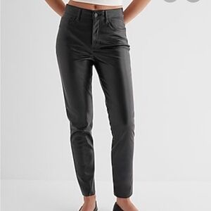 Zara Leather Skinny Pants